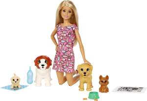 Barbie Hundesitterin mit Welpen