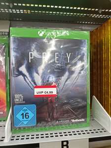[Lokal, Saturn Kleve] Diverse Xbox Spiele für 4,99€ (z.B. Prey, Fallout 4, usw.)