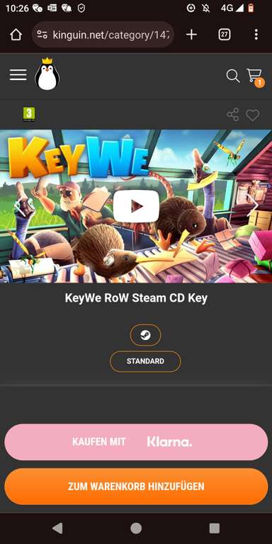 KeyWe RoW Steam CD Key (Key für Steam)