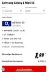 Media Markt Tarifwelt Samsung Galaxy Z Flip 5 256 GB 1,99€ o2 Basic 30 29,99€ nach Ankauf ca 4,23€-7,50€