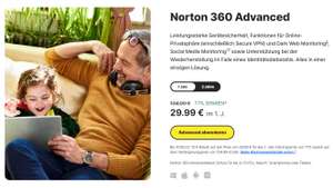 -77% auf Norton 360 Advanced Virus Scanner