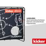 Hudora Fußballtor (mit Torwand) Trainer "Kicker Edition" mit Matchplan (213 x 152 cm)