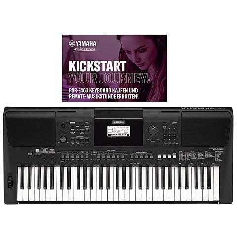 Keyboards/Stage Pianos Sammeldeal (7), z.B. Yamaha PSR-E463 RML Keyboard, Tastatur: 61 Tasten mit Anschlagdynamik [Musik-produktiv]