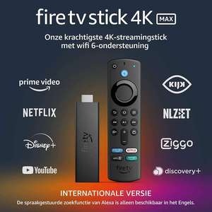 Fire TV Stick 4K Max Internationale Version | Streaming-Gerät, wifi 6, Alexa Sprachfernbedienung (inklusive TV-Steuerung)