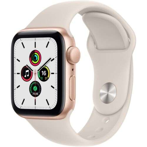 [Ebay] Apple Watch SE 2021 40 mm Alu GPS Smartwatch Gold/Polarstern - NEU