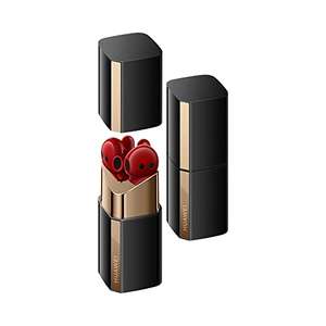 HUAWEI FreeBuds Lipstick, kabellose Bluetooth-Kopfhörer, aktive Geräuschunterdrückung- hochauflösender Sound, Verbindung mit 2 Geräten, rot
