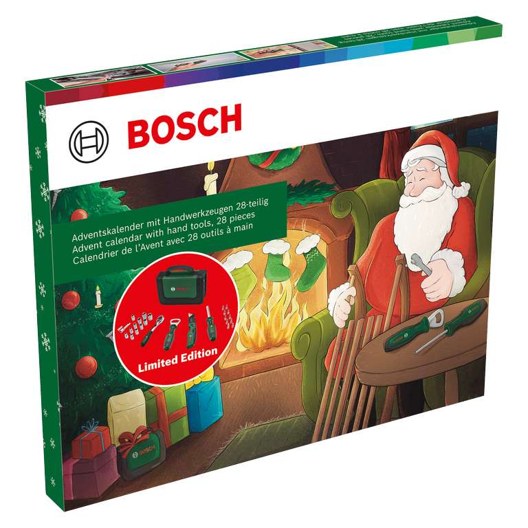 CB] Bosch Adventskalender mit 28-teiligem | mydealz Aufbewahrungstasche Werkzeugset und