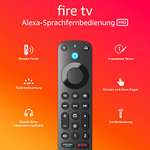 Alexa-Sprachfernbedienung Pro, mit Remote Finder, TV-Steuerungstasten und Tastenbeleuchtung, erfordert ein kompatibles Fire TV-Gerät (Prime)