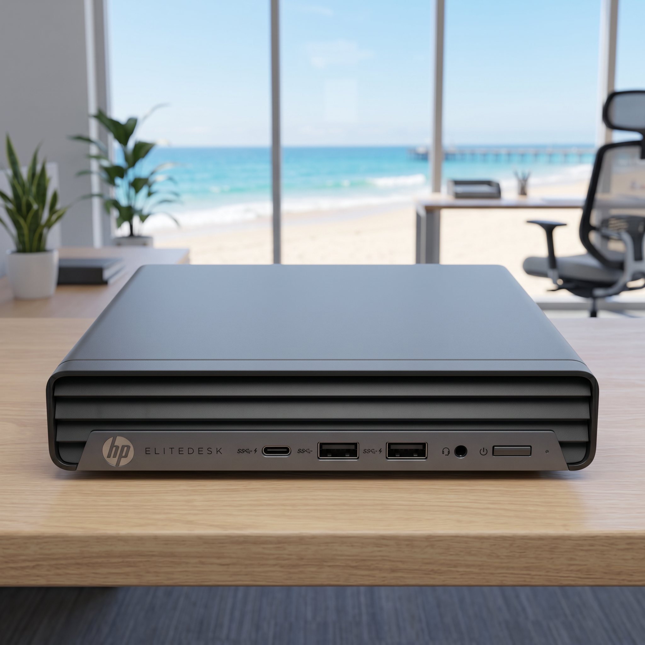 HP EliteDesk 805 G6 Mini PC – AMD Ryzen 4350GE, 8GB RAM aufrüstbar, 2x M.2 SSD NVMe Slots, USB-C mit PowerDelievery - refurbished Office PC