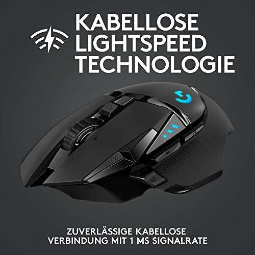 Logitech G502 LIGHTSPEED kabellose Gaming-Maus, RGB-Beleuchtung (Prime/OttoUp)