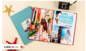 Fotobuch Exklusiv A4 mit Sichtfenster und 28 bis 140 Seiten von Colorland (bis zu 78% sparen) - Groupon