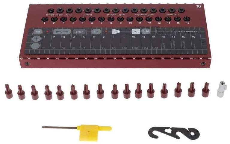 Teenage Engineering PO-16 Modular Pocket Operator, Sequenzer mit Touch-Tastatur, DIY-Kit für 90€ [Thomann-Vorbestellung]