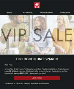 ZWILLING VIP SALE SAMMELDEAL (ENFINIGY, TWIN CERMAX, VITALITY etc.)