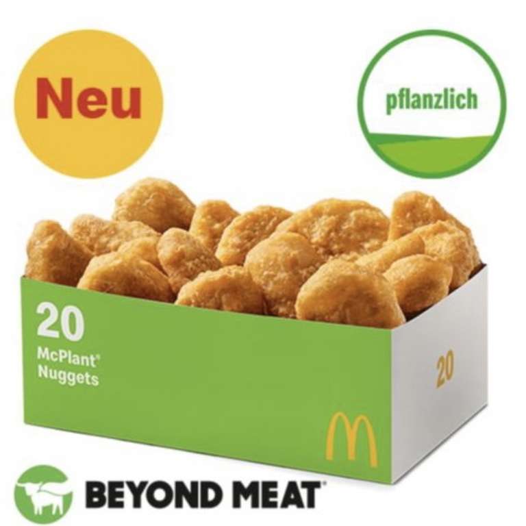20 McPlant Nuggets Mc Donnalds Beyond Meat (personalisiert)