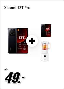 O2 Doppel SIM Aktion: 2 x Xiaomi 13T Pro 512GB & Smart Blender mit 2x Allnet/SMS Flat 280GB 5G 49,98€/Monat, 49€ Zuzahlung