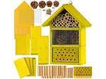 Insektenhotel-Bausatz, Nisthilfe und Schutz für Nützlinge, extra-tief