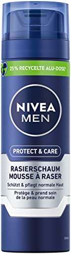 NIVEA MEN Protect & Care Rasierschaum (200 ml) für 1,79€/ NIVEA MEN Sensitive Rasierschaum (200 ml) 1,89€ (Spar-Abo Prime)