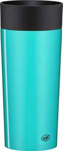 2er-Set ALFI Iso Mug+ in Ocean Blue | 0,35 Liter Fassungsvermögen | 4 Std. heiß & 8 Std. kalt | Auslaufsicher | Silikonmanschette