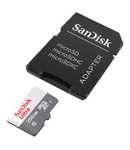 SANDISK Ultra UHS-I mit Adapter für Tablets, Micro-SDXC Speicherkarte, 256 GB, 120 MB/s, Versandkostenfrei