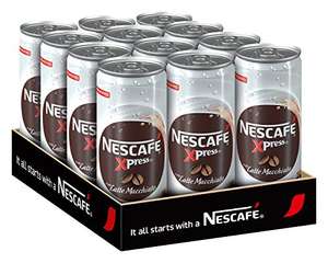 NESCAFÉ Xpress Latte Macchiato, Cappuccino bzw. Espresso Macchiato, ready to drink Eiskaffee, 12er Pack (12 x 250ml)