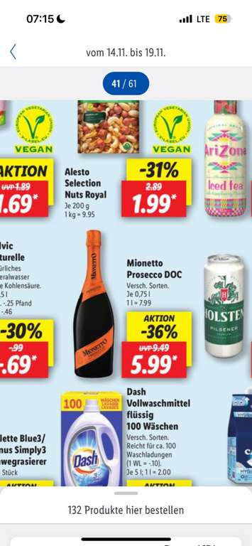 Mionetto Prosecco bei LIDL Offline