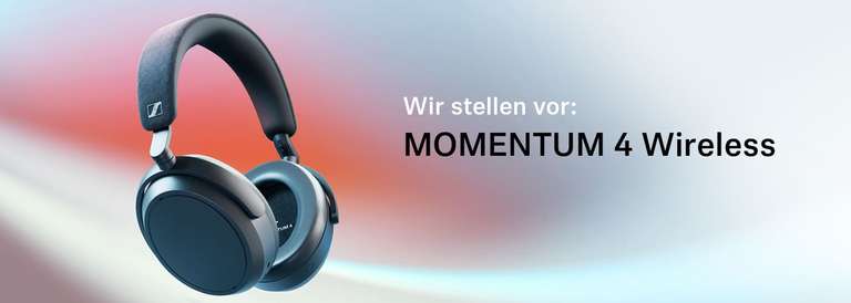 SENNHEISER Momentum 4 Wireless, Over-ear Kopfhörer Bluetooth Black Mediamarkt Saturn