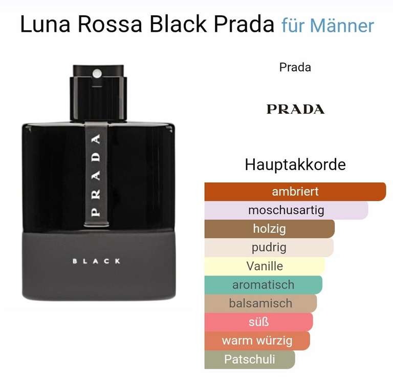 (ParfumsClub) Prada Luna Rossa Black Eau de Parfum 100ml