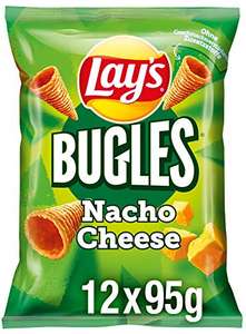 Lay's Bugles 12 x 95g versch. sorten, Nacho Cheese, Original, Paprika Style, mit 5er Sparabo - Amazon prime/ Sparabo
