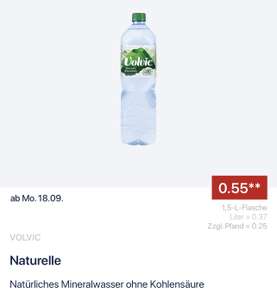 Aldi Nord Volvic Naturelle 0,37 € pro L
