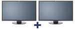 2 x Fujitsu E-Line E22-8 TS Pro LED-Monitor | 21.5", FHD, IPS, 60Hz | DisplayPort, DVI, VGA | Lautsprecher | VESA 100x100