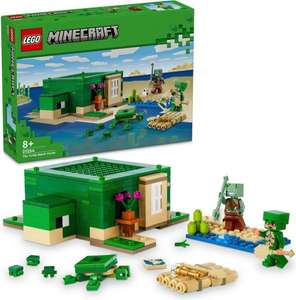 (Amazon Prime/MM Filialabholung) Lego Minecraft 21254 Das Schildkrötenhaus (-56% unter UVP)
