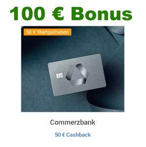 [Commerzbank +GMX/WEB.DE] 50€ Cashback + 50€ Startguthaben für kostenloses Giro, Mindestgeldeingang 700€/Monat, Google-/Apple-Pay, Neukunden