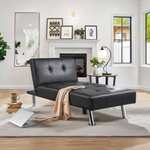[Amazon.de] Für's Gästezimmer: Yaheetech Couch Klappsofa, Rückenlehne neigbar, versch. Farben, 280 KG belastbar