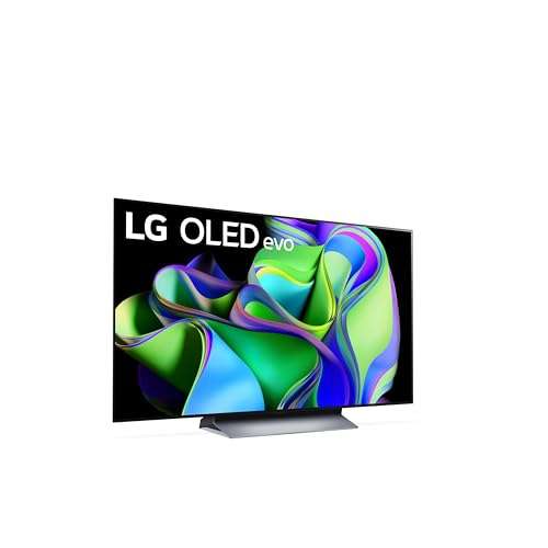 LG OLED48C31LA TV 121 cm (48 Zoll) OLED evo Fernseher (Smart TV, Filmmaker Mode, 120 Hz) [Modelljahr 2023] [Energieklasse G]