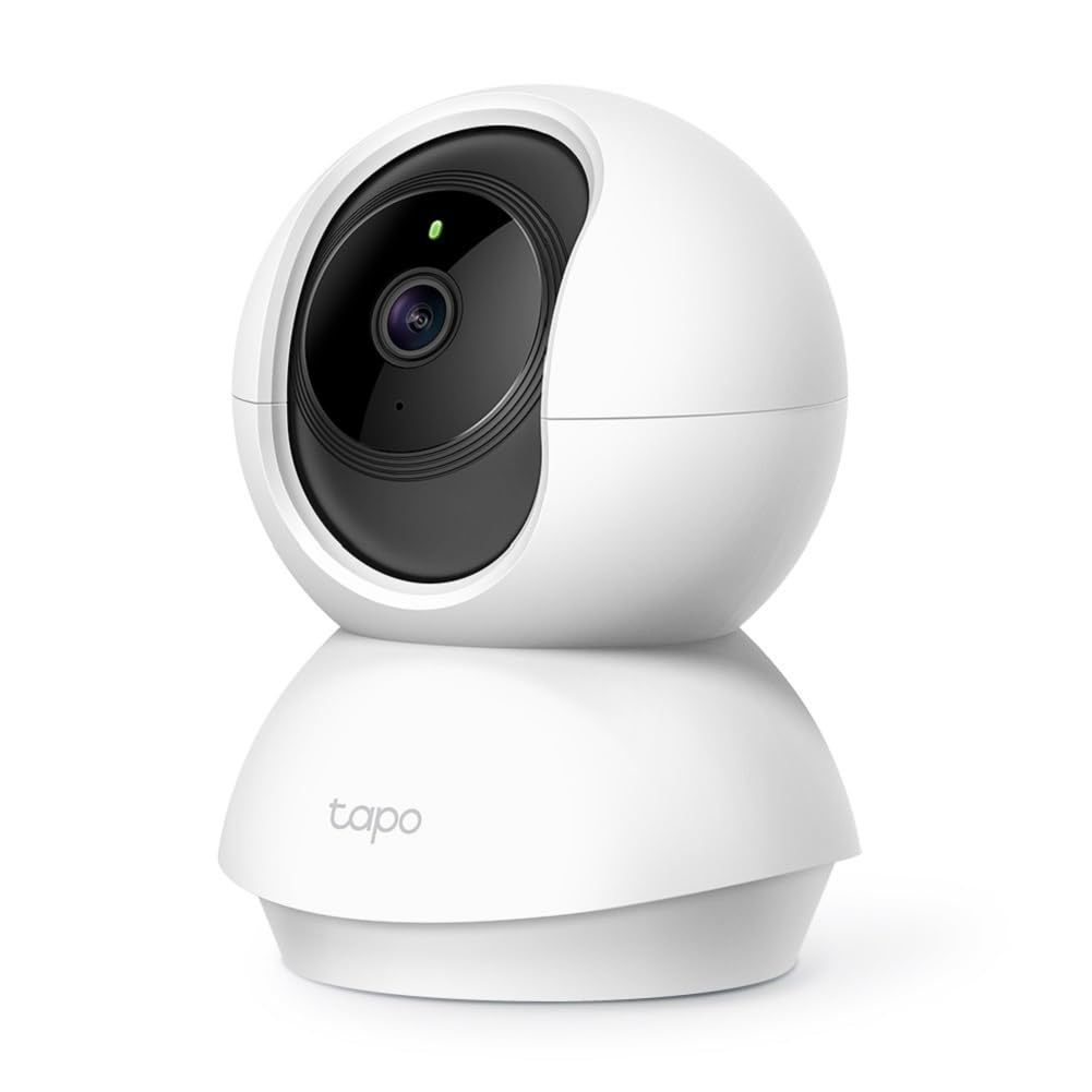 TP-Link Tapo C200 WLAN-IP-Kamera, 1080p Schwenk-/Neigefunktion, Zwei-Wege-Audio, Nachtsicht, 128 GB Speicher
