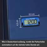 [Amazon Prime] Needit Park Micro elektronische Parkscheibe mit Zulassung I Digitale Parkuhr Mikro blau mit Batterie u. Montage Zubehör
