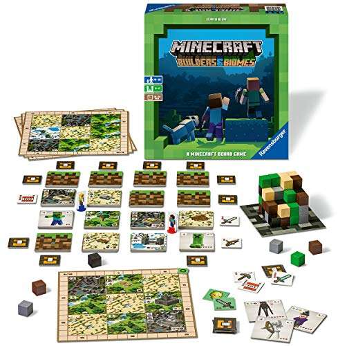 [Prime] Minecraft Builders & Biomes - Gesellschaftsspiel ,Brettspiel ab 10 Jahren