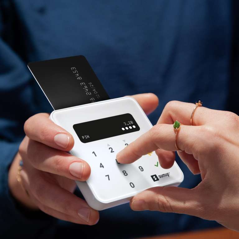 [PRIME / Anderen Anbieter auswählen! ] SUMUP Air Kartenterminal (Kompatibel mit Mastercard, American Express AMEX, und VISA)