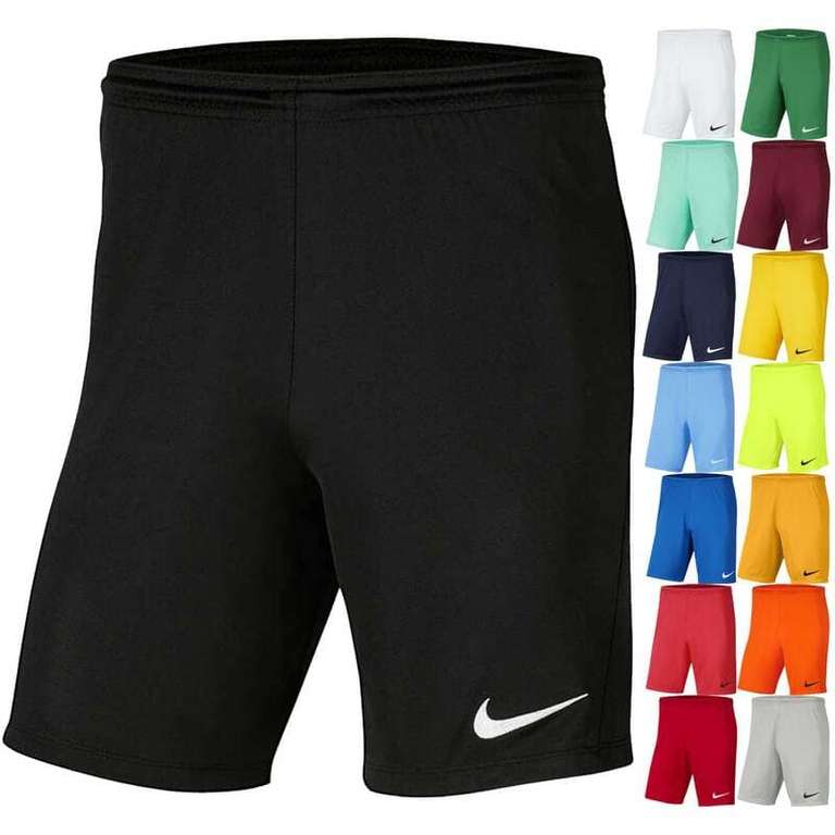 [FLYERALARM sports] Nike Park III Shorts ohne Innenslip und ohne Taschen, viele Größen, gute Farbauswahl | VSK frei ab 4 Stück bzw. 30,- EUR
