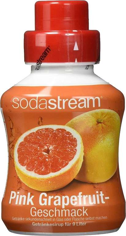 (Prime, Spar-Abo) SodaStream Sirup Pink Grapefruit, Ergiebigkeit: 1x Flasche ergibt 9 Liter Fertiggetränk 375ml