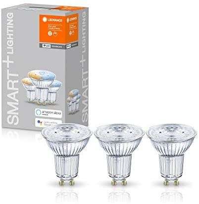 LEDVANCE Smarte LED-Reflektorlampe mit WiFi Technologie, Sockel GU10, 3-er Pack