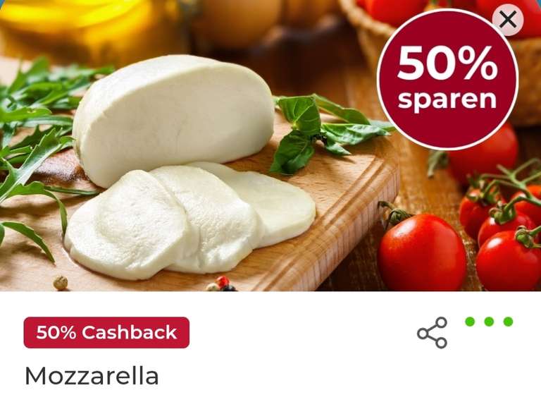 [Scondoo] 0,50€ auf Toastbrot | 1€ auf Studentenfutter | ENDE: 50% Cashback auf Mozzarella