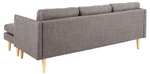 AC Design Milla (Milly) 2-Sitzer Sofa mit Chaise Longue Modul B: 201 x H: 84 x T: 132 cm