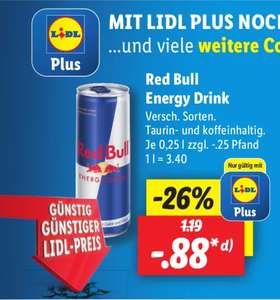 [LIDL PLUS] Red Bull Energy (versch. Sorten)