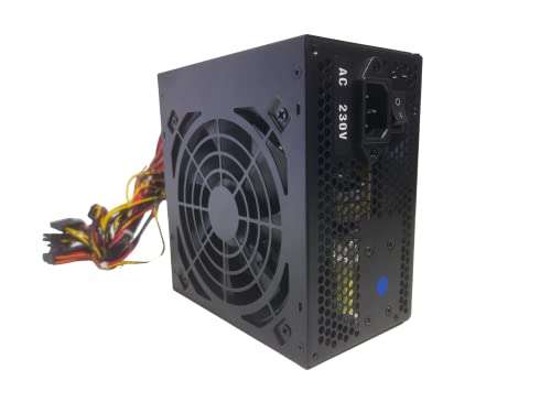 [Amazon Prime] ATX PC-Netzteil, Lüfter 12 cm, 500 Watt, 1 x 24 Pin (20+4), 3 x Sata, 2 x Molex, 1 x 4 Pin, PC Desktop, Bulk-Verpackung