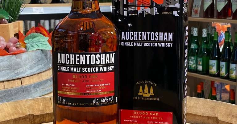 Special Deal: Exklusiver Single Malt Whisky Auchentoshan Blood Oak, 46 %, 1 l