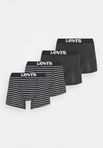 4er Pack Levis Vintage Stripe Boxer Brief (Gr. S - XL) in jet black; 95% Baumwolle, 5% Elasthan | CB: 22,92 €