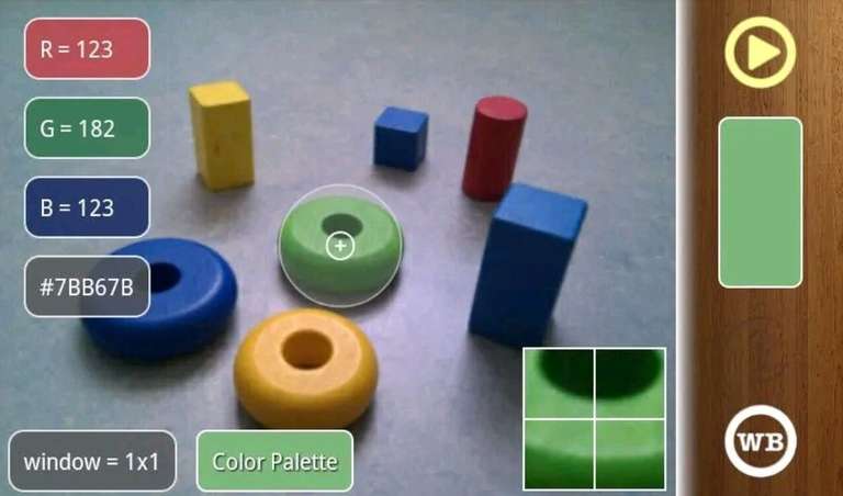 (Google Play Store) ColorMeter camera color picker