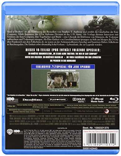 [Amazon] Band of Brothers - Wir waren wie Brüder (Blu-ray) für 16,99€ - IMDB 9,4