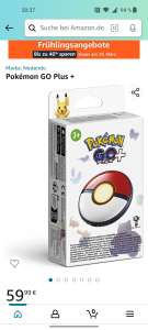 Pokémon GO Plus + (Vorbestellung 21.7.2023) 59,99